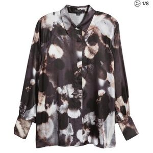 All Saints Oana Mars Long Sleeve Blouse